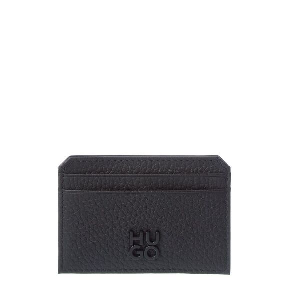 Hugo Boss Other - Hugo Boss Nesh Leather Card Holder, Black